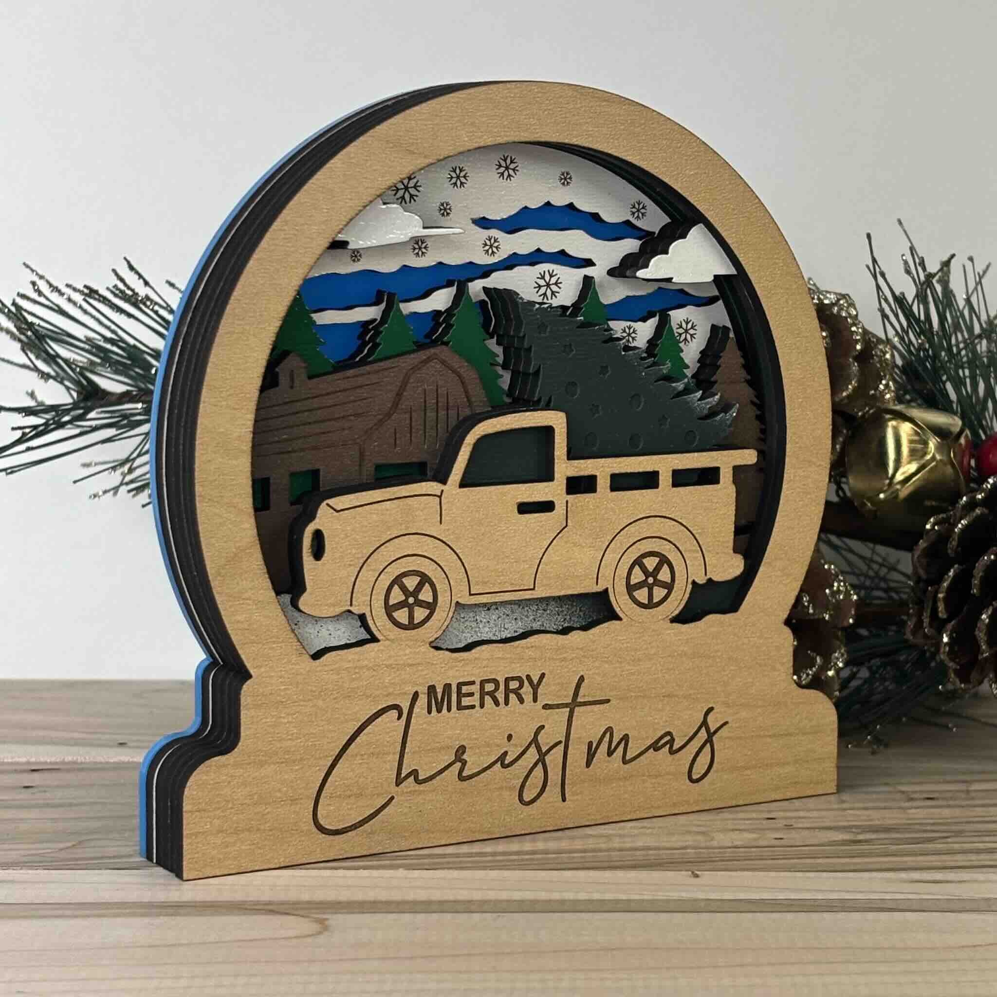 Shadow Box Truck and Tree - Image 6