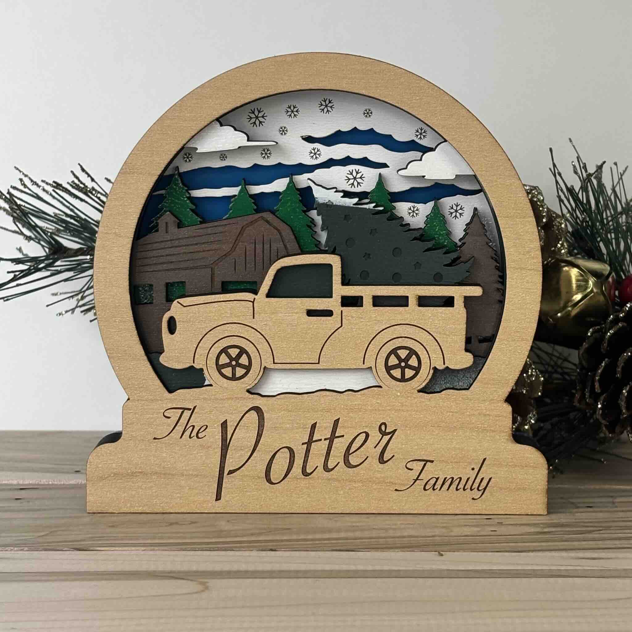 Shadow Box Truck and Tree - Image 4