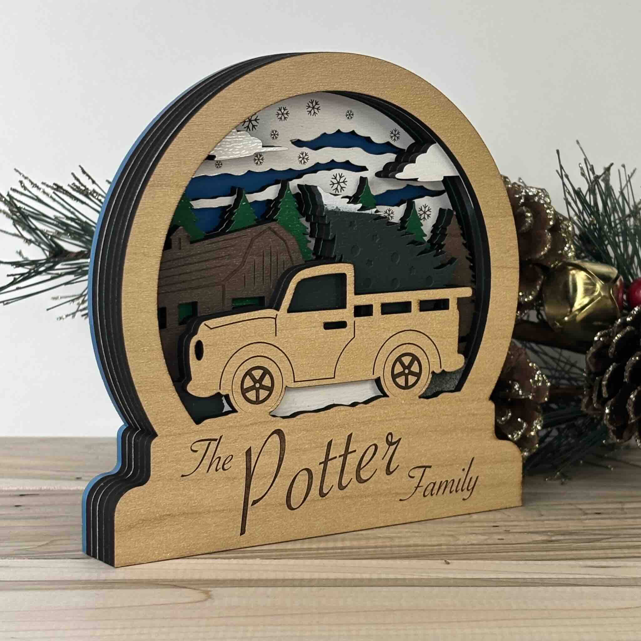Shadow Box Truck and Tree - Image 3