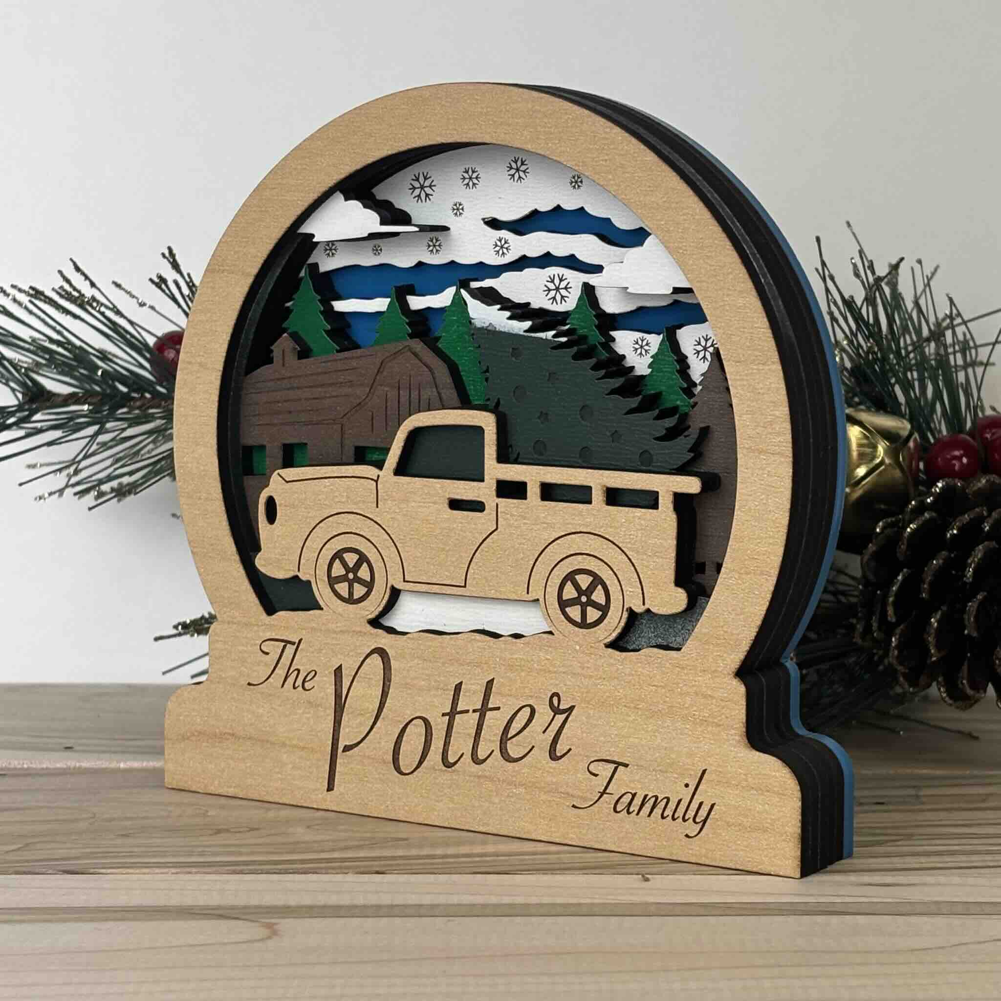 Shadow Box Truck and Tree - Image 2