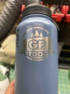 Tumbler GPO closeup