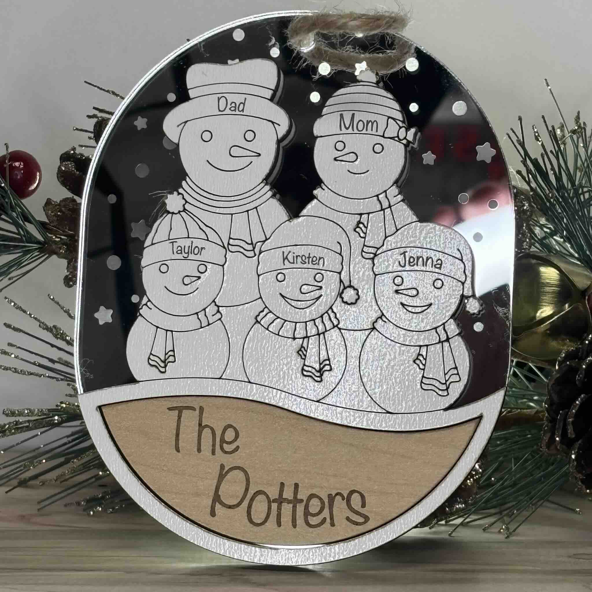 Family Christmas Ornament